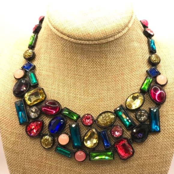 Trina Turk Confetti Cockltail Statement Necklace - Picture 1 of 9